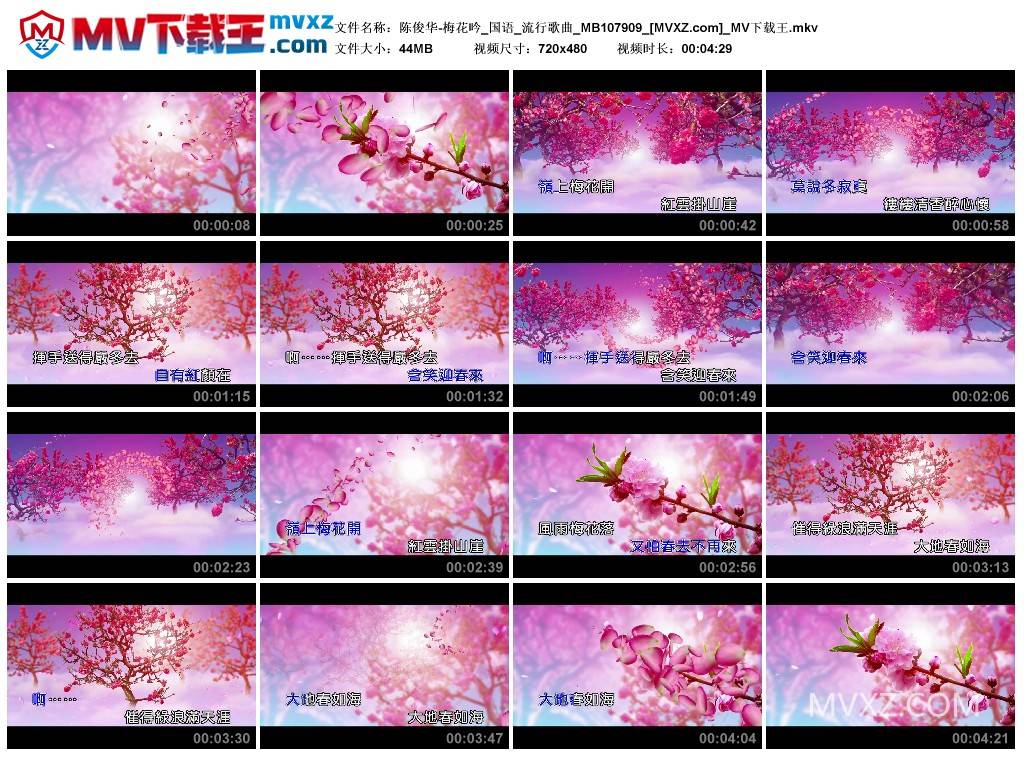 陈俊华-梅花吟_国语_流行歌曲_MB107909